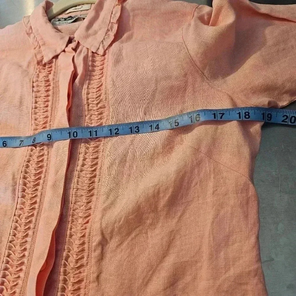 ♥Edward Irish 100%Linen button down shirt - Picture 2 of 10